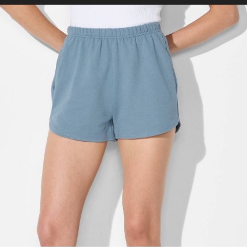 Women's Mid-Rise French Terry Pull-On
Shorts - Wild Fable™ Slate Blue XL